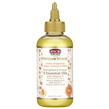 African Pride Moisture Miracle 5 Essential Oils – 4 fl oz - ANNS BEAUTY SUPPLY